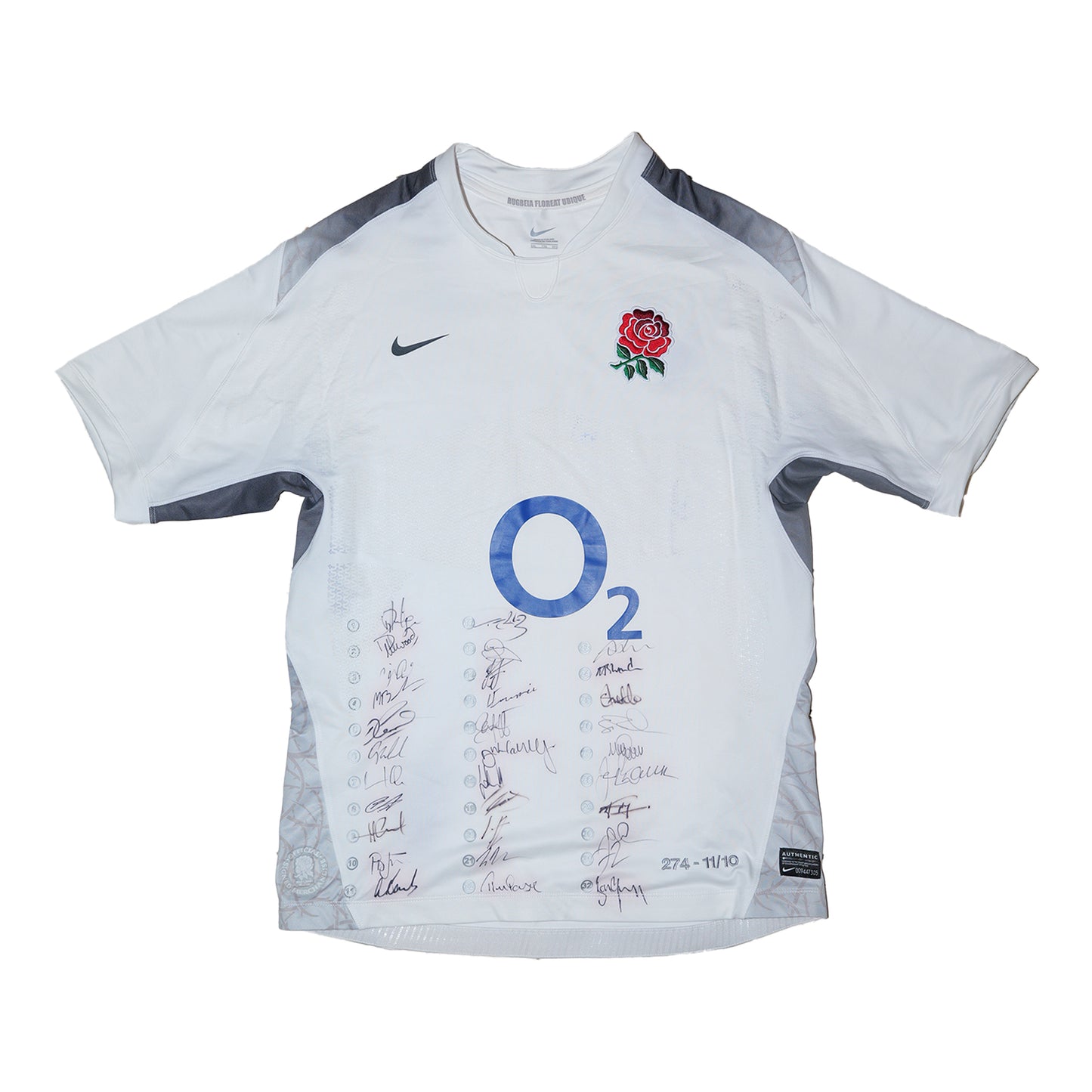 Signed England Rugby Shirt (#144 - November 2009)