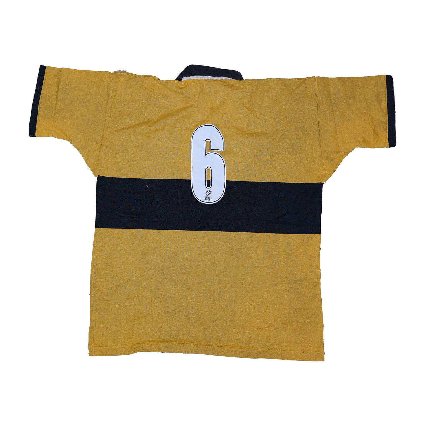 Wasps RFC U21 Match Shirt – Number 6 Gold & Navy Hoop