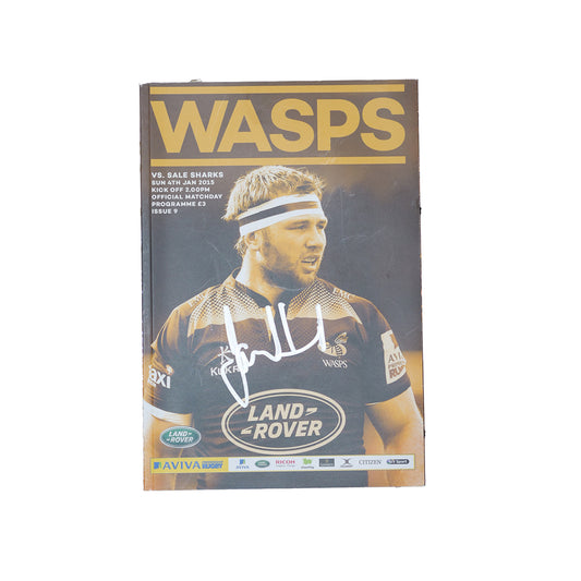 Signed Wasps Vs Sale Sharks Program