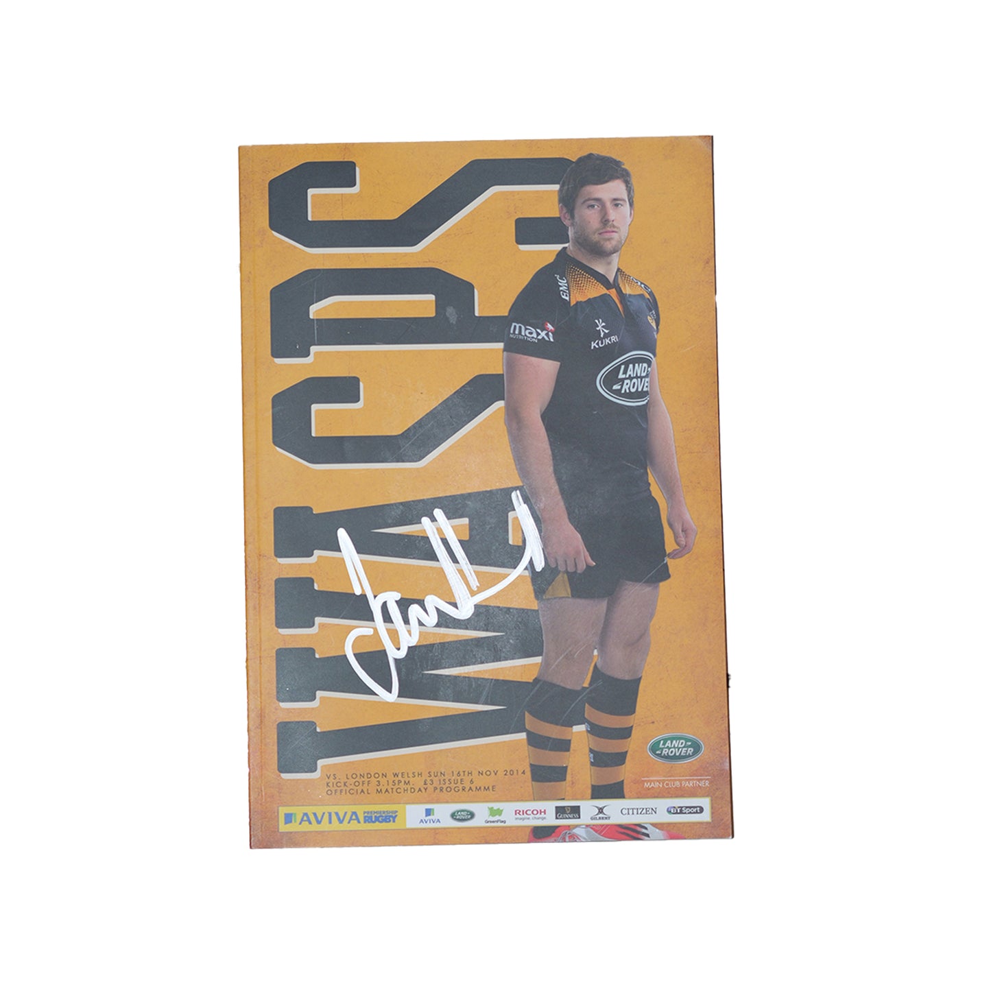Signed Wasps Vs London Welsh Program