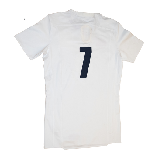 England Match-Issued Jersey — 75th Cap v Ireland (2017)