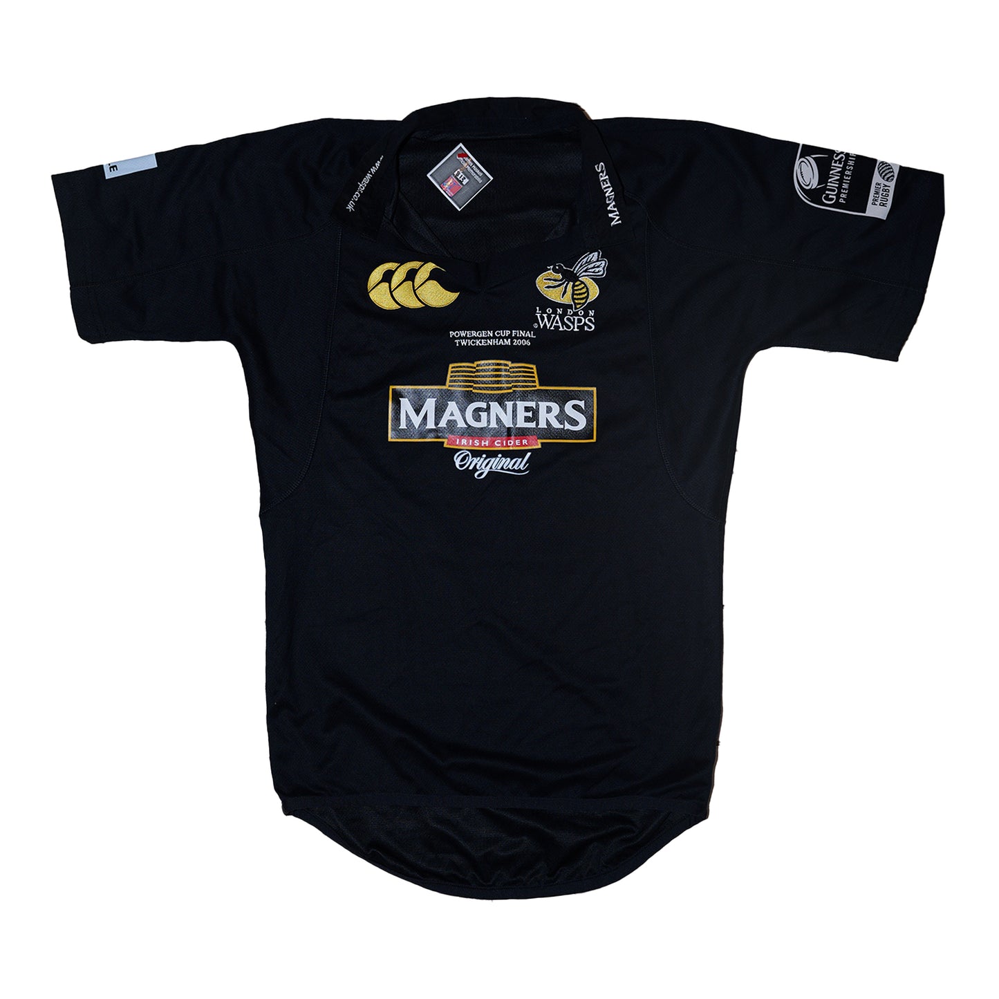 London Wasps 2006 Powergen Cup Final Jersey – No.19 – Match Issued