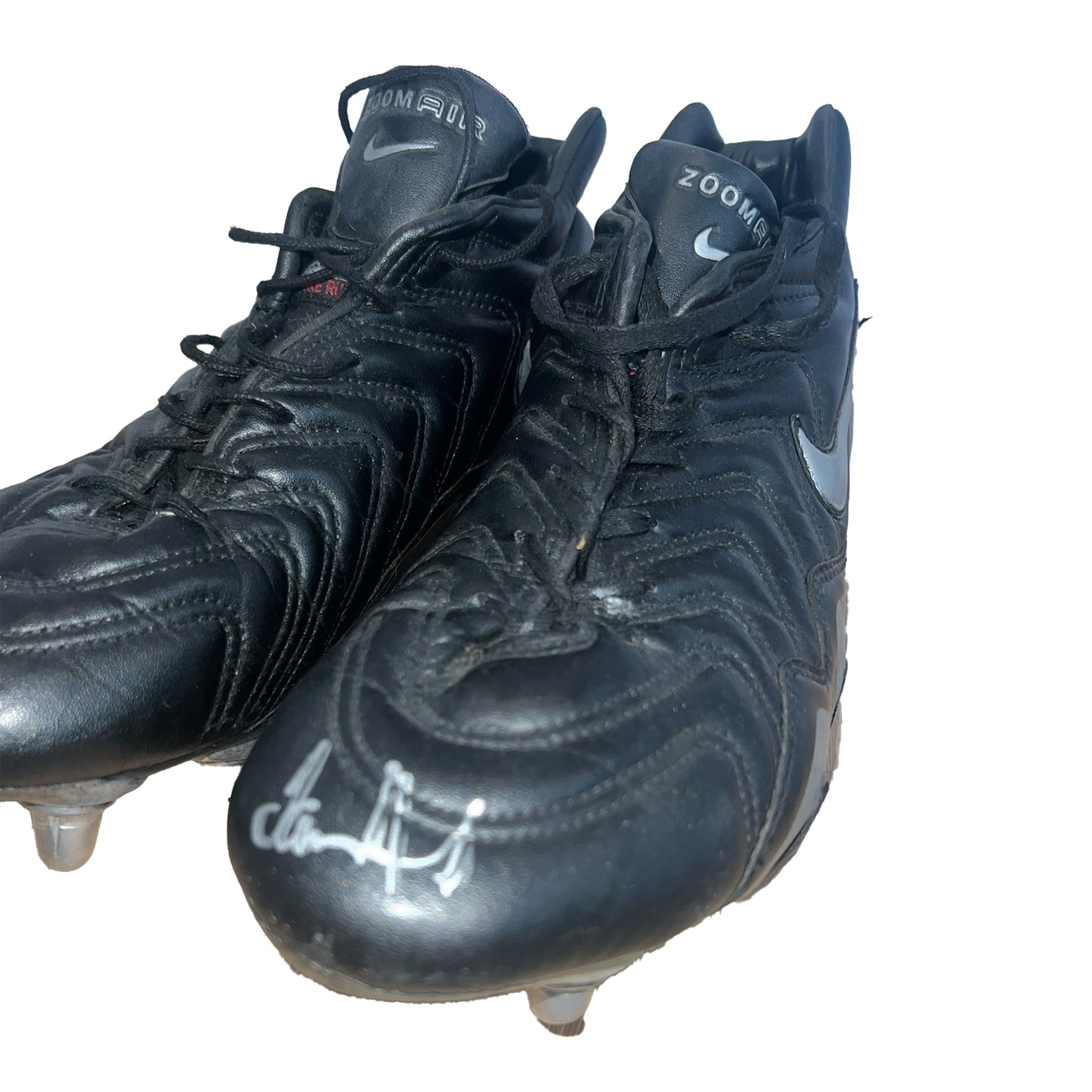 James Haskell Signed Match-Worn Nike Zoom Air Rugby Boots