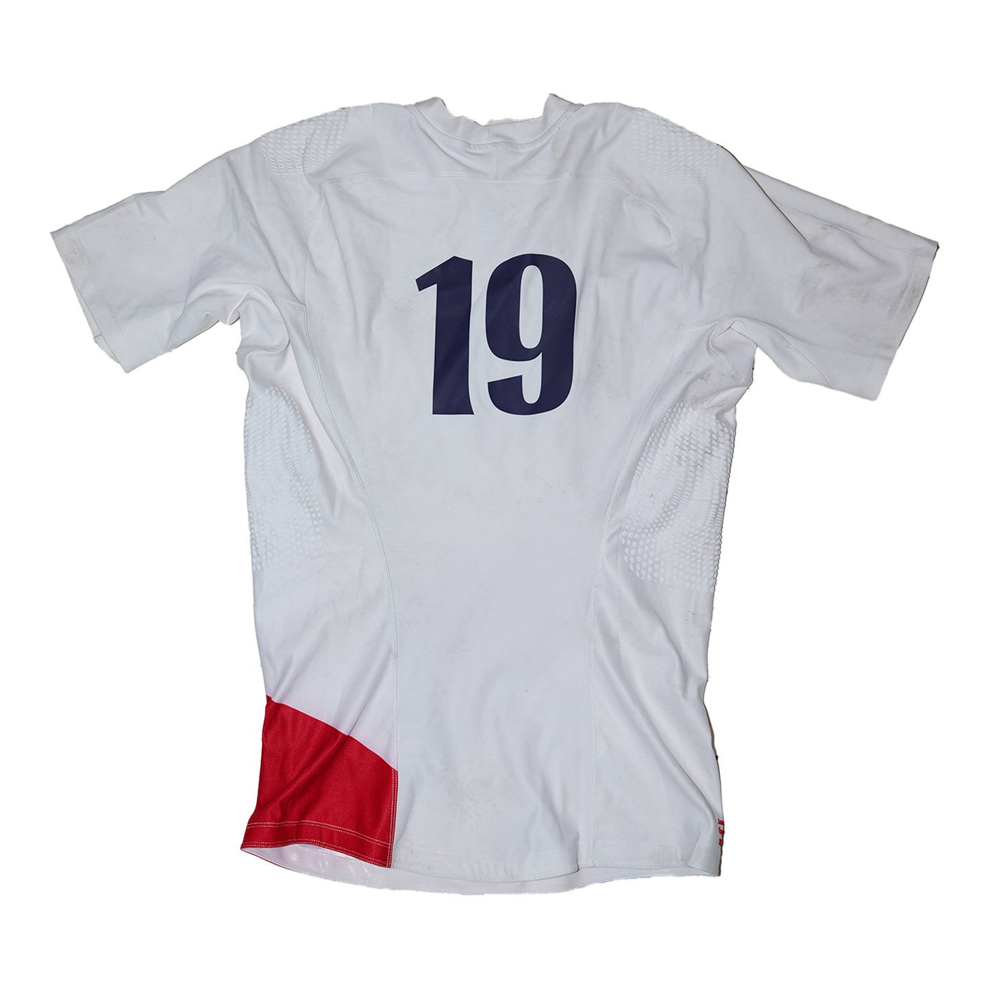 Match-Issued England Rugby Shirt – Italy vs England, 15th March 2008 (#19)