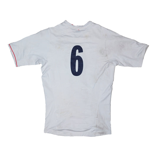 England Rugby Match-Worn Shirt #6 – Italy (13th Feb 2010) – James Haskell 24th Cap