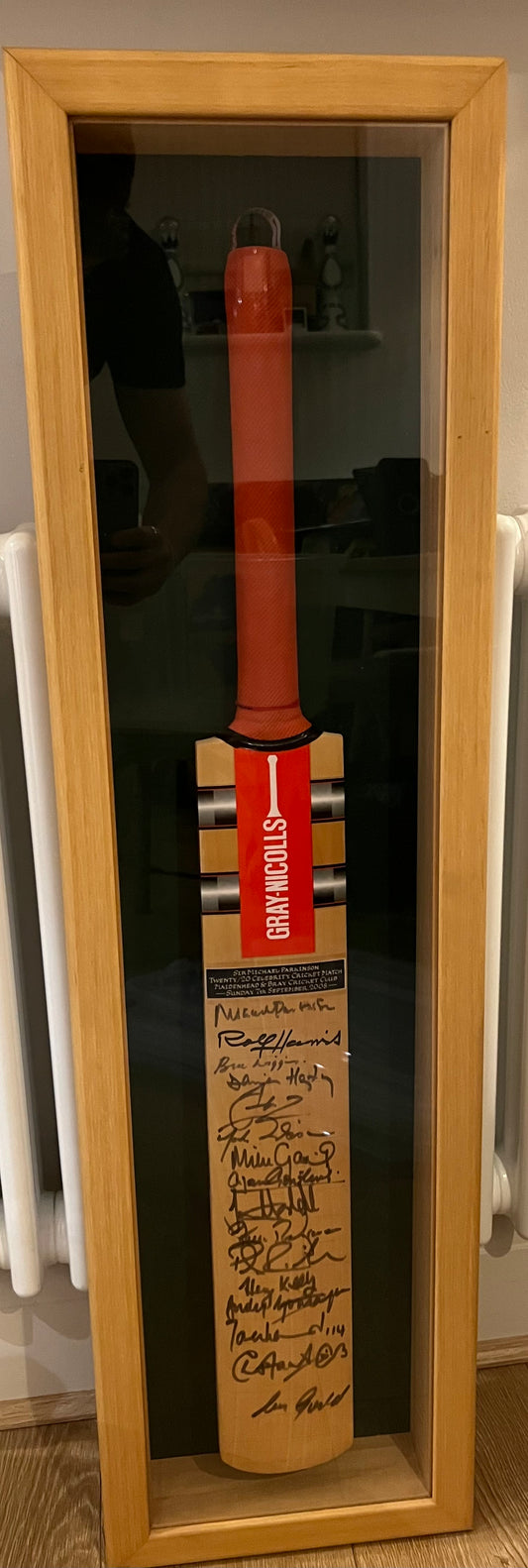 Signed Cricket Bat (Micheal Parkinson Charity Match)