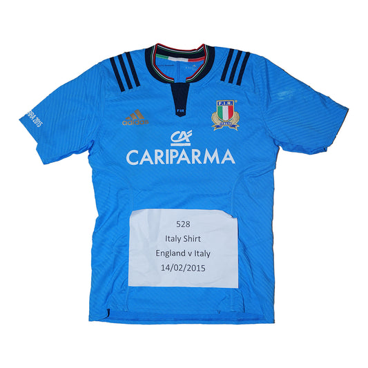 Italy Match-Issue Jersey – Six Nations vs. England (14/02/2015) – No.7