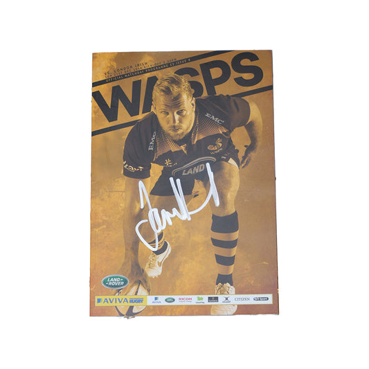 Signed Wasps Program VS London Irish 21/12/14