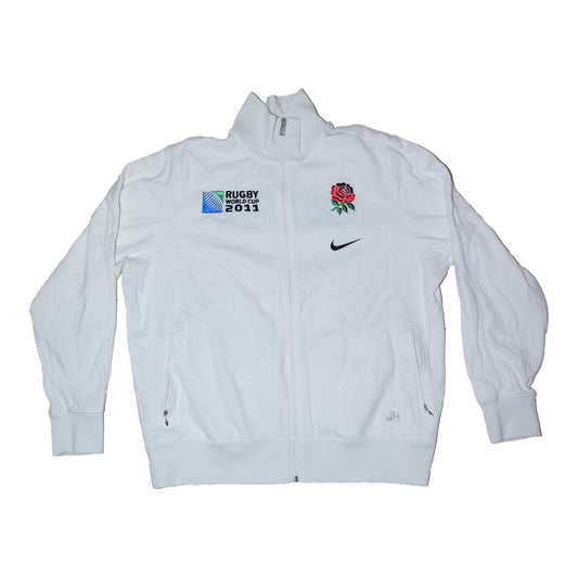 England Rugby World Cup 2011 Anthem Jacket – White (JH Initials)