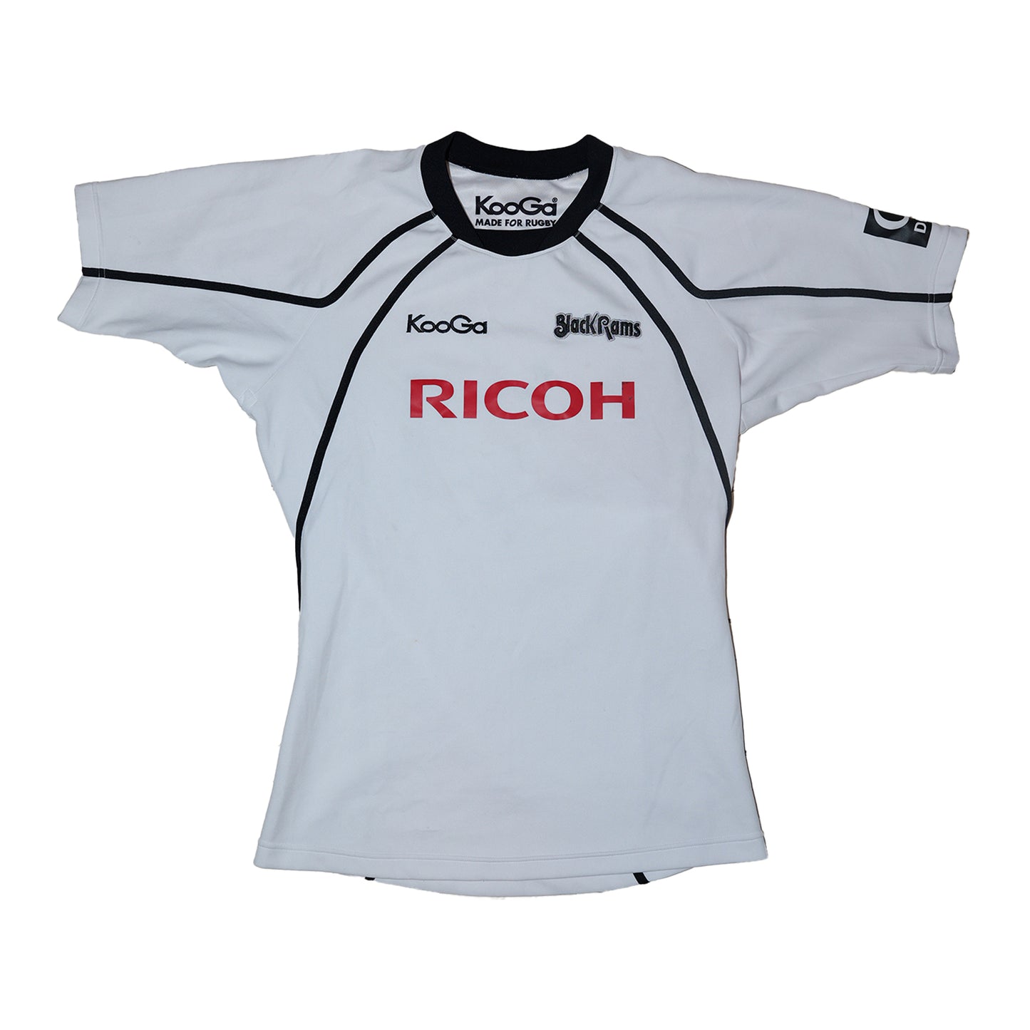 Ricoh Black Rams Tokyo Match-Issue Jersey – White Away – Kooga #61