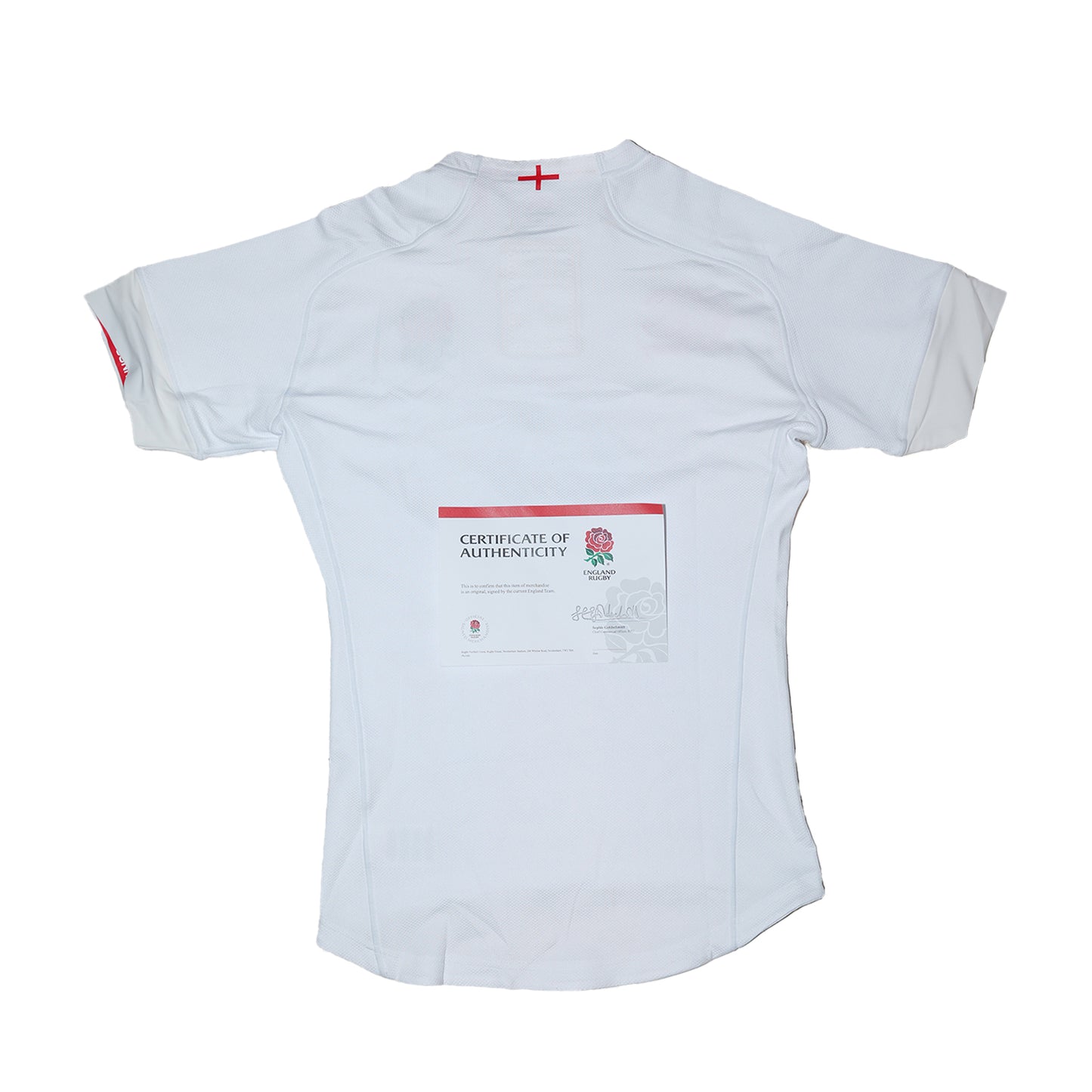 England Rugby Squad Signed Shirt – With Certificate of Authenticity