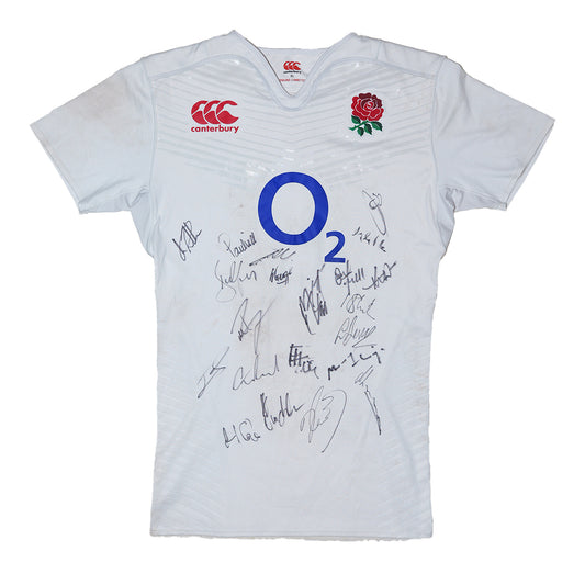 Signed England Rugby Shirt – Team Autographs