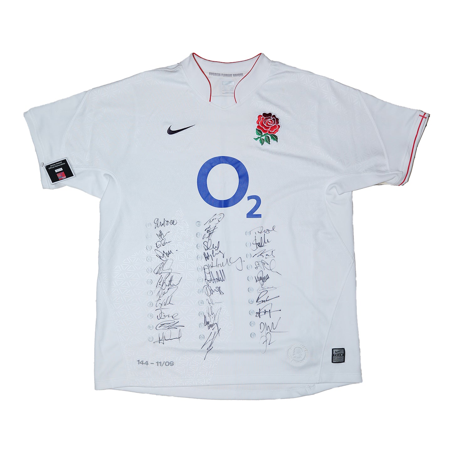 Signed England Rugby Shirt – Autumn Internationals 2009 (144 – 11/09)