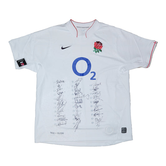 Signed England Rugby Shirt – Autumn Internationals 2009 (144 – 11/09)