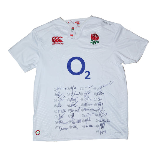 England 2015/16 Squad-Signed Jersey – COA + Original Tags (#070)