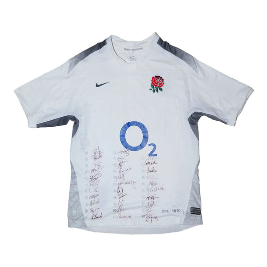 Signed England Rugby Shirt (#144 - November 2009)