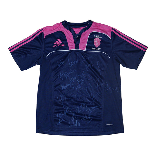 Stade Français Paris Squad-Signed Jersey – Adidas Climacool