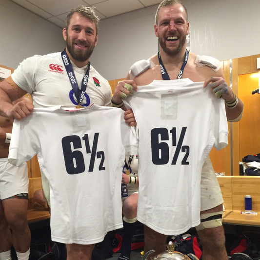 England Rugby Player-Issue Shirt – James Haskell “6½” Edition