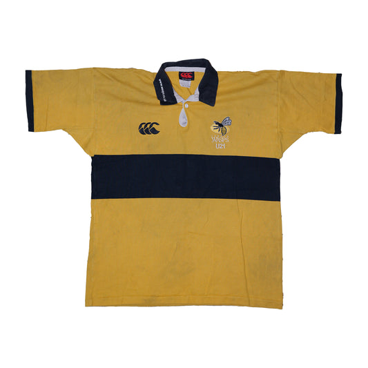 Wasps RFC U21 Match Shirt – Number 6 Gold & Navy Hoop