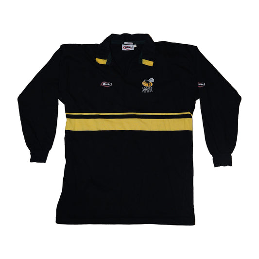 Wasps RFC Academy Long Sleeve Jersey – Black with Gold Hoop